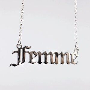 Nyxturna Femme Necklace Sterling Silver